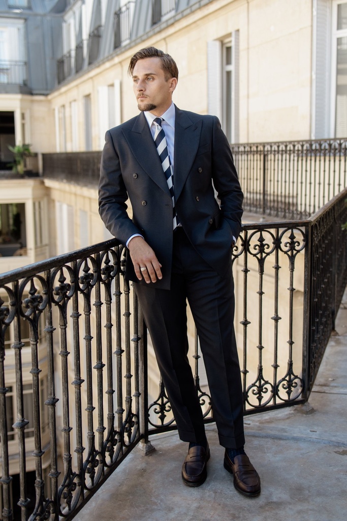 Glencheck bleu — homme — 3
