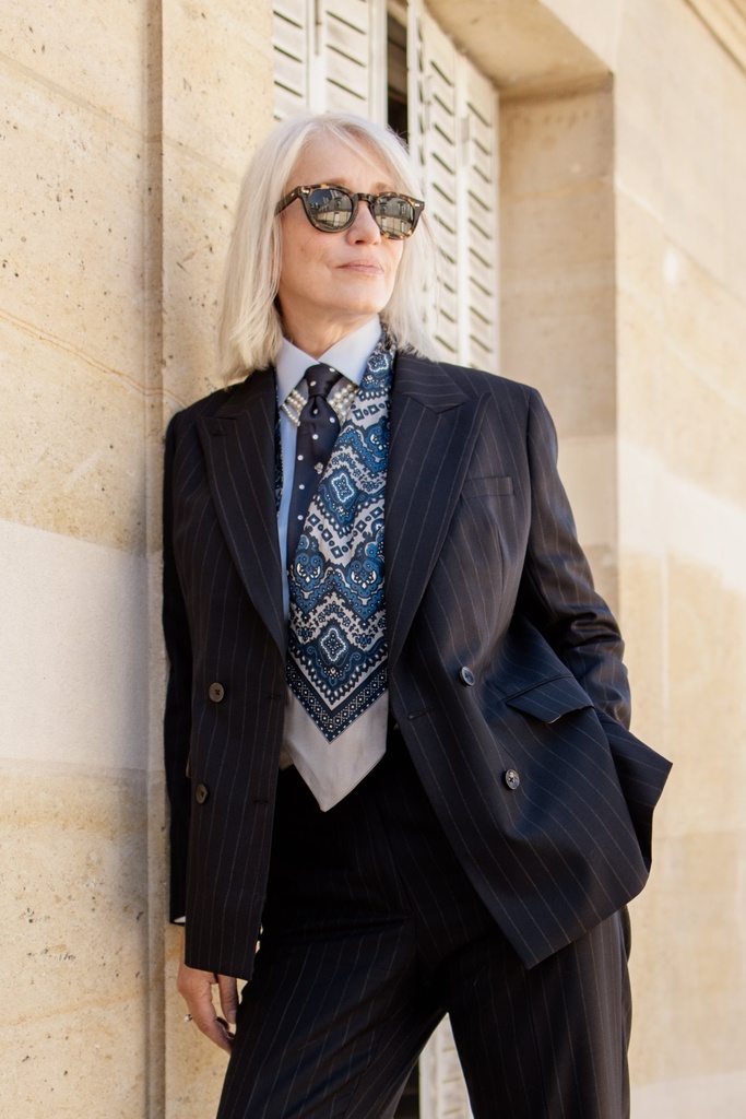 Bleu rayure — femme — 3