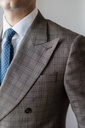 Prince-de-Galles brun beige — homme — 1