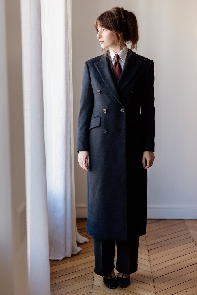 Manteau croisé — femme — 1