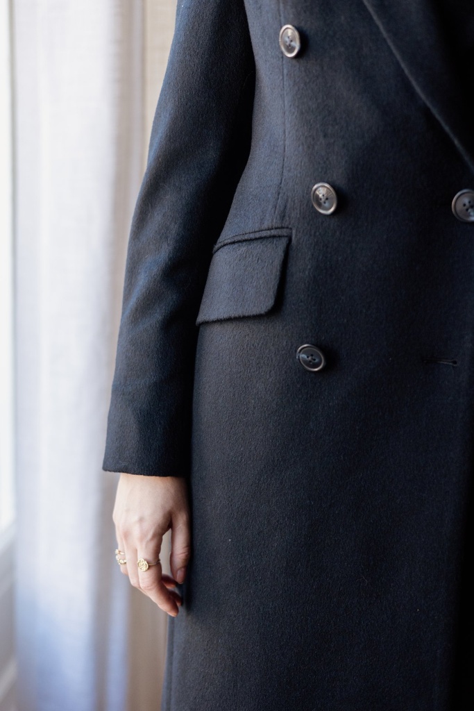Manteau croisé — détail — 3
