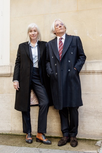 HJ26 Made-to-Measure Double-Breasted Herringbone Coat